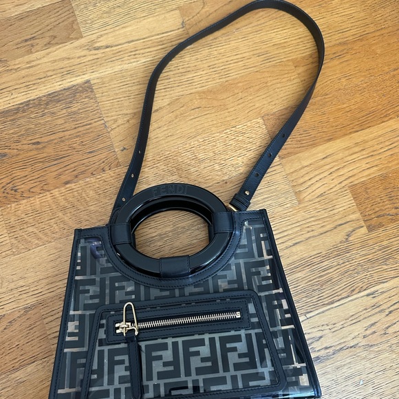 Fendi Runaway Small PVC shopper Tote - Picture 2 of 3